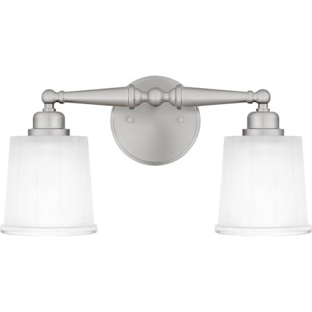 Quoizel Cecilia Bath 2 Lights Brushed Nickel CEC8616BN